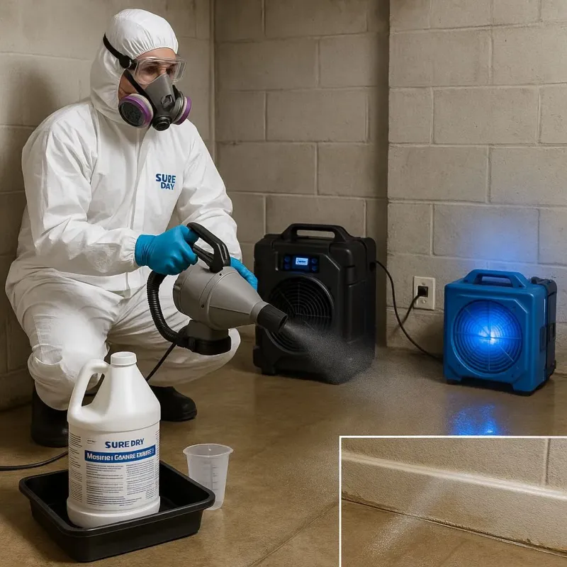Sanitization and Odor Removal process in Hanover, MA